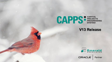 CAPPS V13 - New Release Webinar